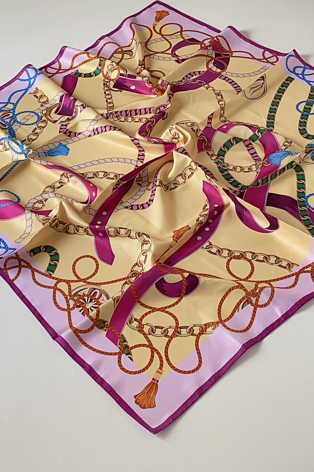 Premium Double Satin Royal Prints إيشارب دبل ساتان رويال