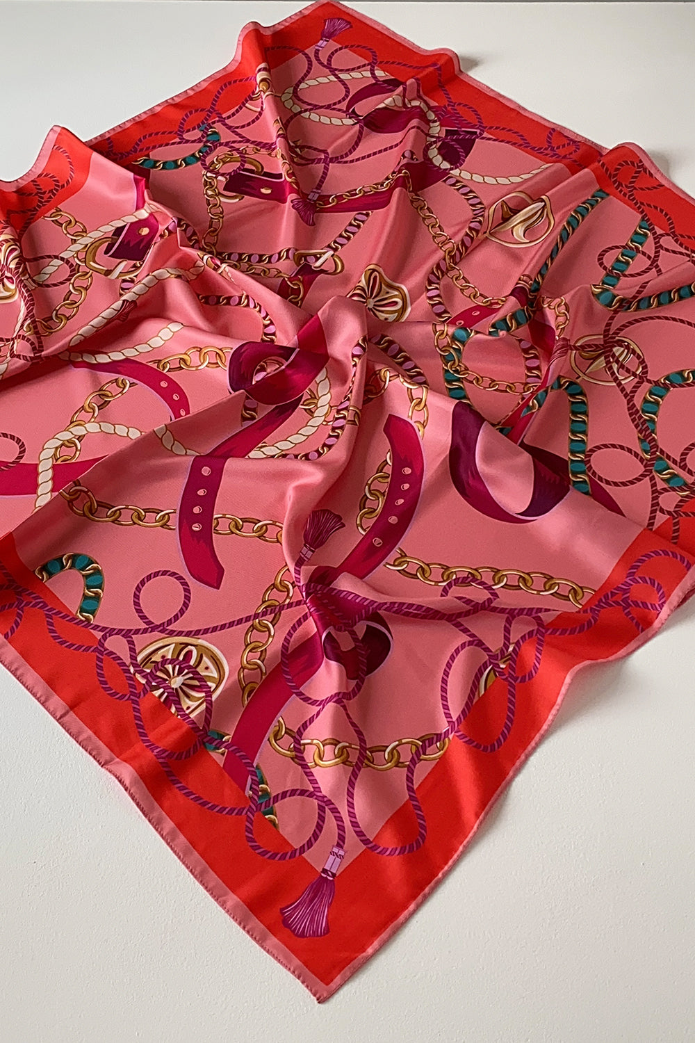 Premium Double Satin Royal Prints إيشارب دبل ساتان رويال