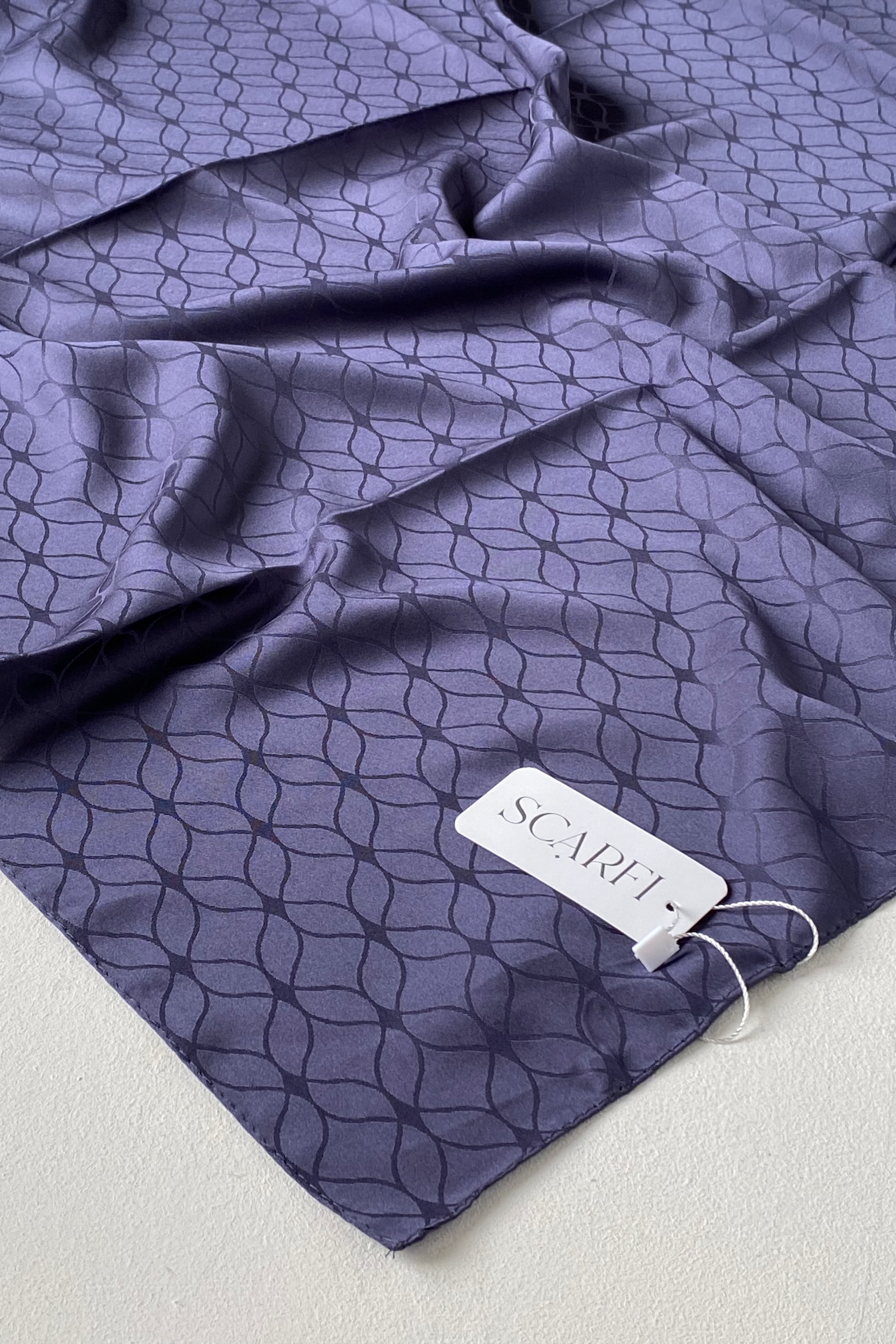 London Jakarli Silk Cotton Dark Gray لندن جاكارلي حرير قطن سكني غامق