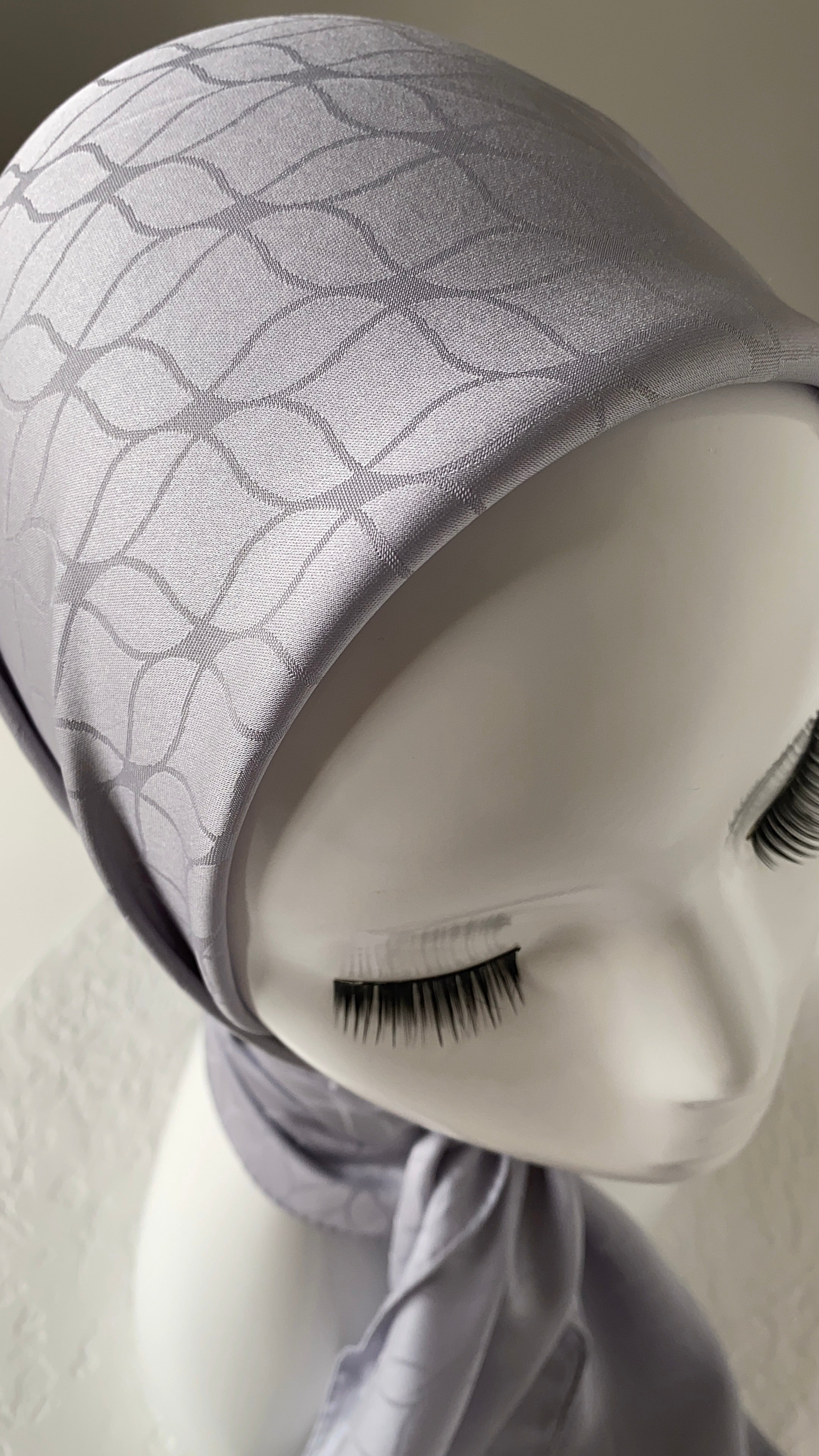 London Jakarli Silk Cotton Light Gray لندن جاكارلي حرير قطن رمادي فاتح