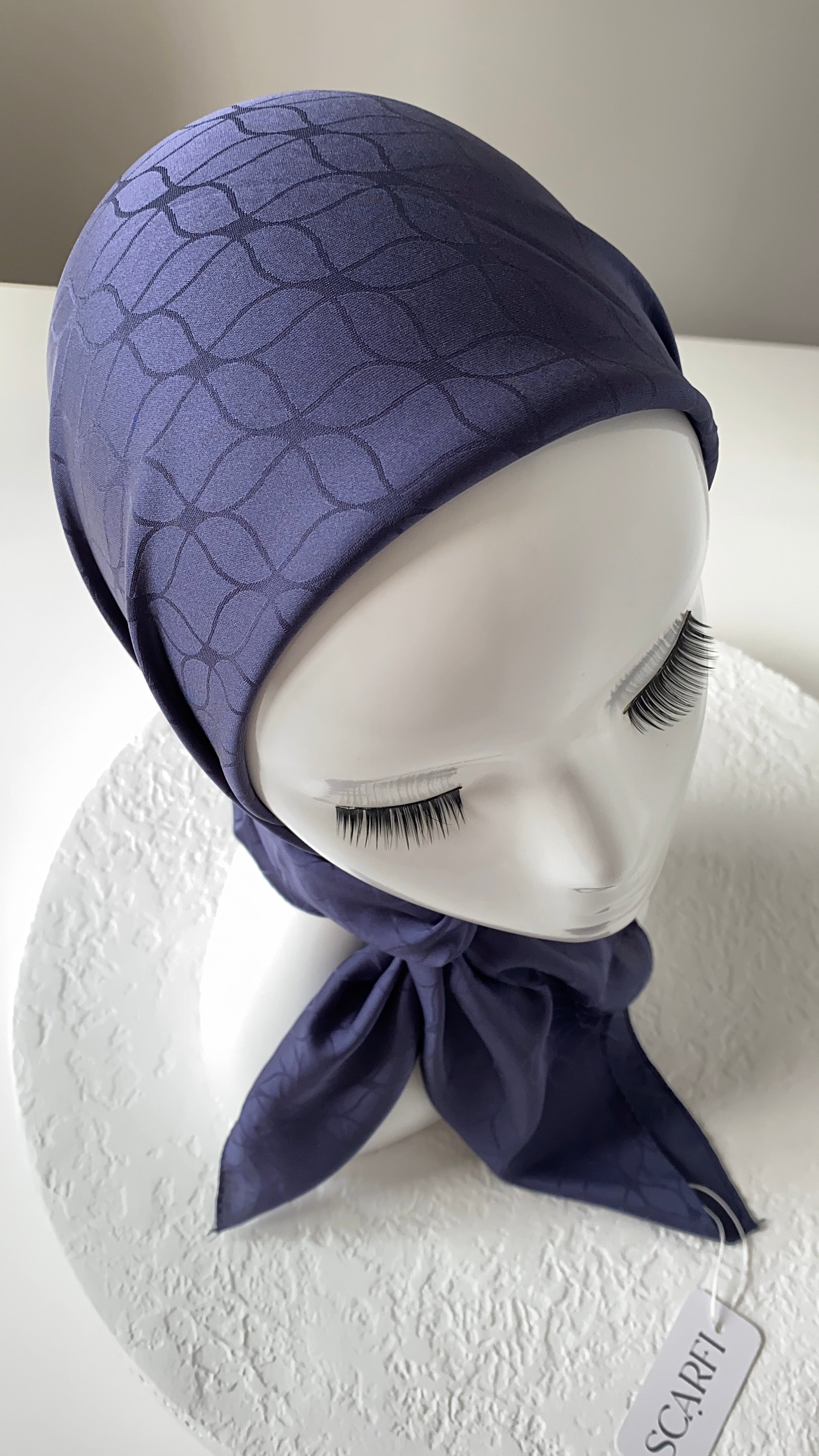 London Jakarli Silk Cotton Dark Gray لندن جاكارلي حرير قطن سكني غامق