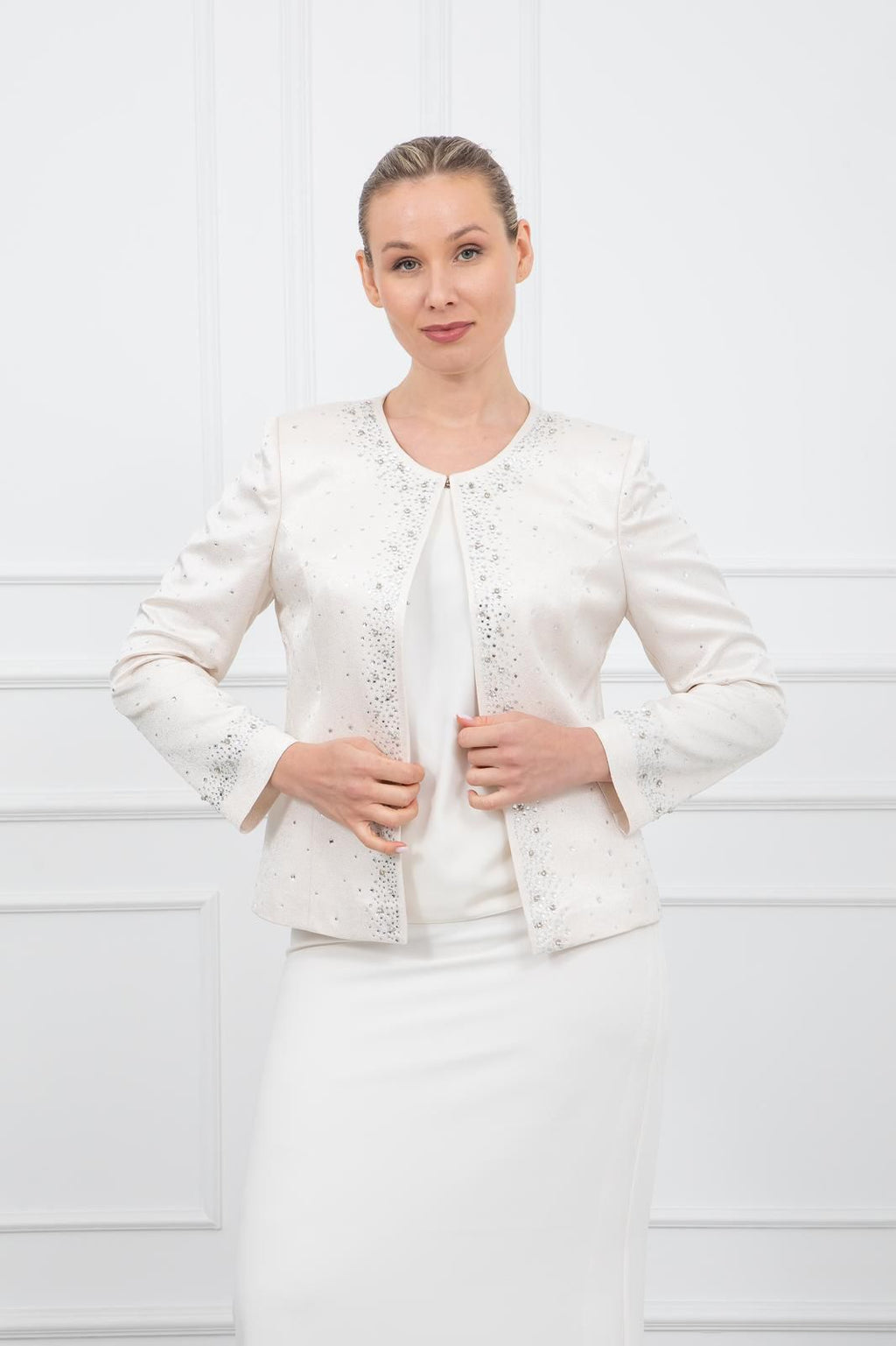 Ivory Pearl Skirt Set