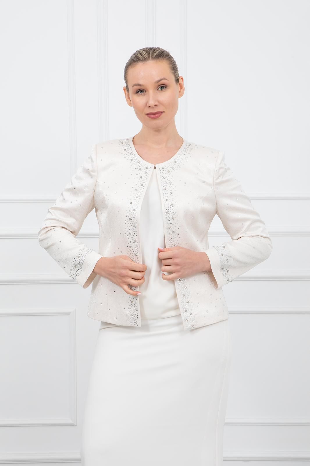Ivory Pearl Skirt Set