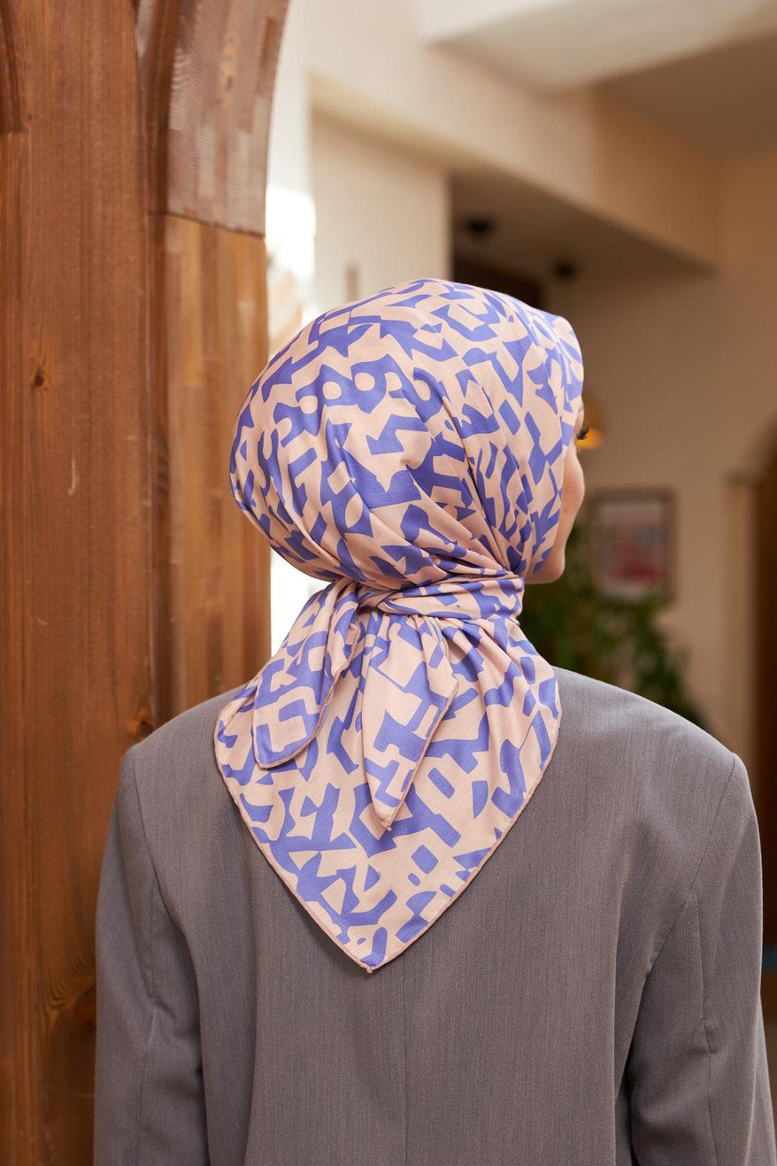 Cotton Soft Eşarp Black ايشارب قطن سوفت نهدي