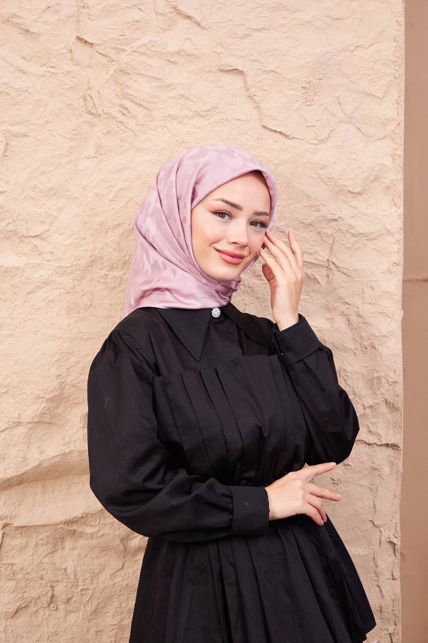 Monogram Jakarli Silk Cotton Rose Gold مونوغرام جاكارلي حرير قطن روز جولد